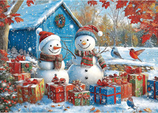 Christmas Winter Snowman Fun
