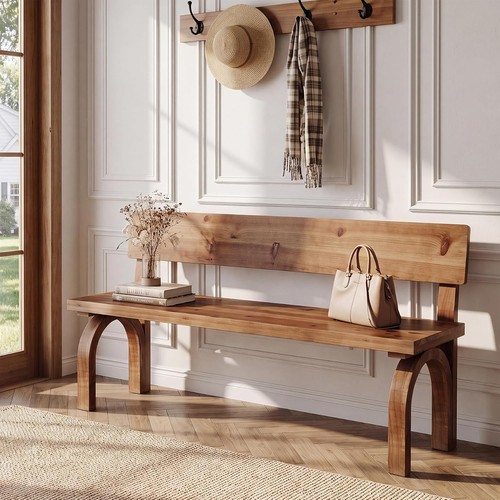Inch farmhouse solid - 63-inch, wood