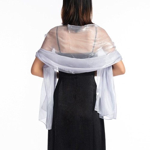 Transparent organza wedding - transparent,