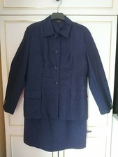 VTG/RETRO 60'S JACKIE O STYLE LINEN MIX HIGH WAIST SHIFT DRESS&JACKET SZ 12 VGC.