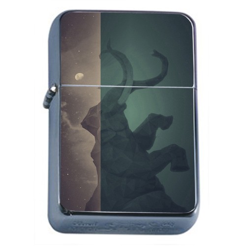 Elephant art d25 flip - elephant, top