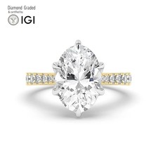 Oval Diamond Engagement Ring
