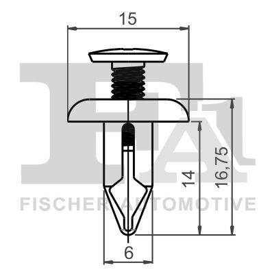 Fits fischer 30005 clip - fits,