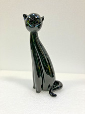 Vintage 'Murano' Black Cat