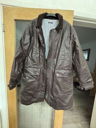 Chocolate brown wax coat roman - wax, coat-roman