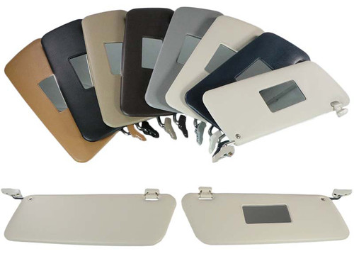 Sun visors set - sun, cream