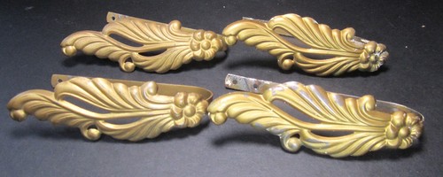 Vtg antiqued gold pressed - vtg,