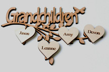 Wooden mdf grandchildren - wooden,