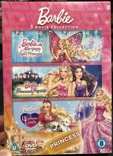 Barbie: Princess Collection 3 DVD Set Children’s Family Animation Gift Idea New