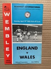 England V Wales Schools