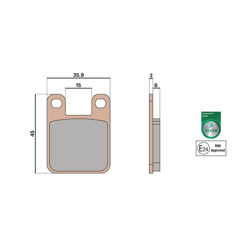 Malossi brake pads mhr - pads,