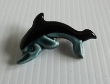 Poole Pottery Dolphin Brooch