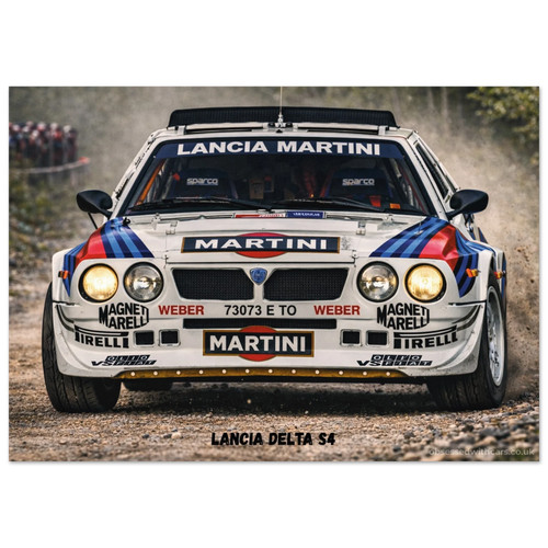 Lancia delta poster rally - poster,