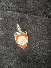 Vintage enamelled Silver,  Yorkshire  Travel shield charm souvenir