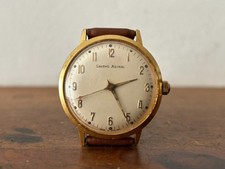 VINTAGE SMITHS ASTRAL 17 JEWEL GOLD PLATED MANUAL WIND WATCH MADE IN ENGLAND GWO