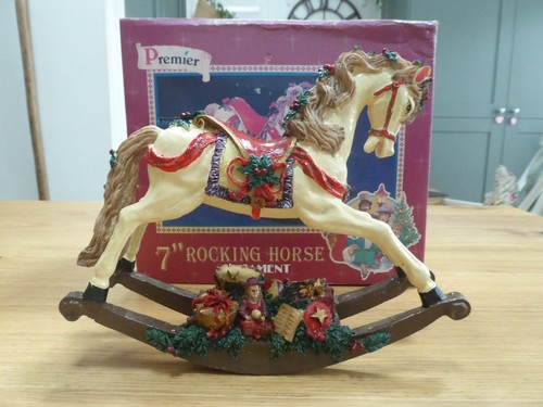 Vintage christmas rocking - 7",