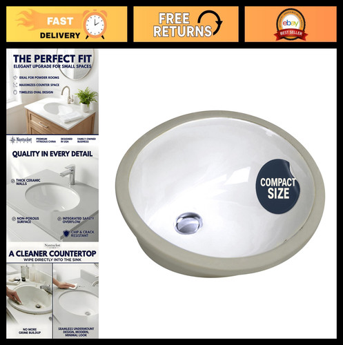 Small oval ceramic - ceramic, sink