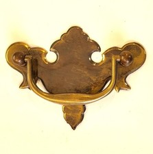 Solid brass plate - , handle