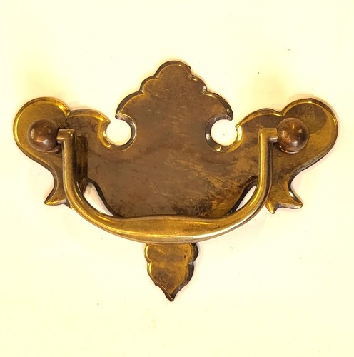Solid brass plate handle - , pull