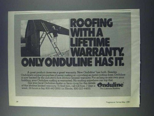 1981 onduline roofing - 1981,