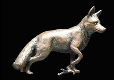 Fox Standing Solid Bronze