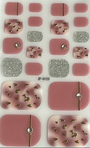 Toe nail wraps - wraps, peel