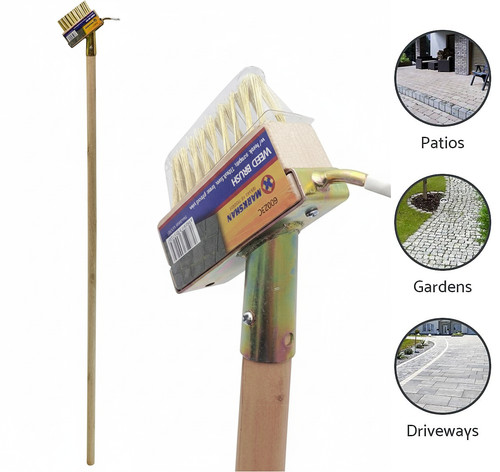 Weed patio brush - weed, hook