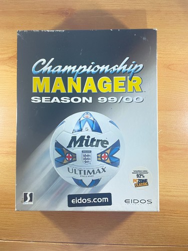Championship manager 00 - manager, 99/00