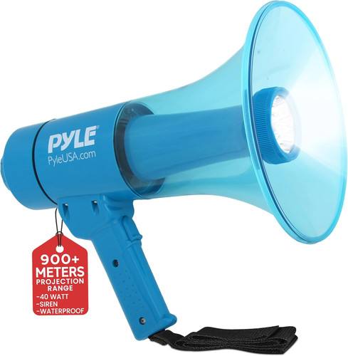 Pyle 40w waterproof megaphone - pyle,