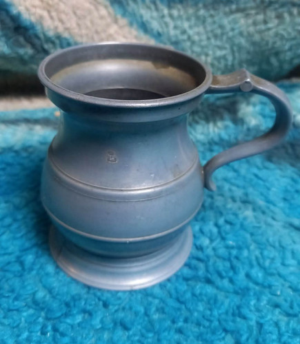 Vintage litre pewter - vintage,
