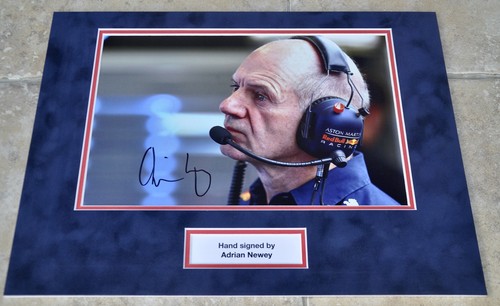 Adrian newey signed x - adrian,