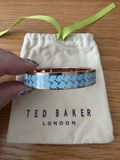 Ted Baker Turquoise Gold Bangle Bracelet