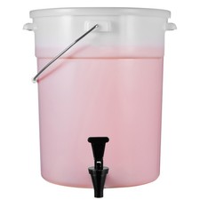 Drink Dispenser 5 Gal Beverage Dispenser for Parties Plastic with Spigot