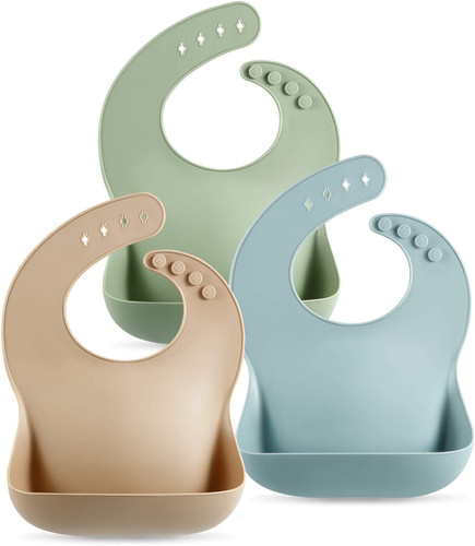 Pack reusable silicone baby - 3,