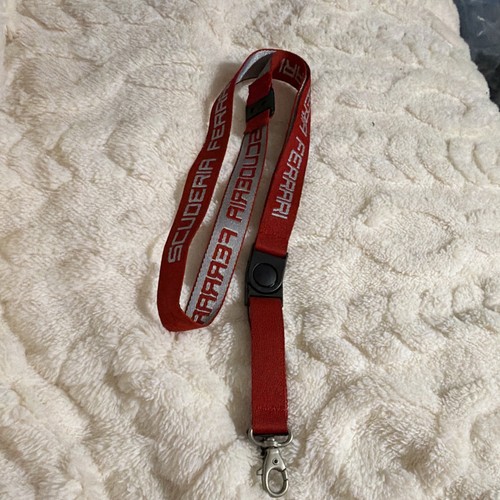Ferrari scuderia red lanyard - ferrari,