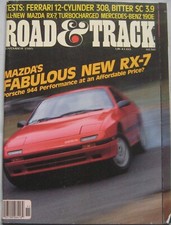 Road & Track magazine 11/1985