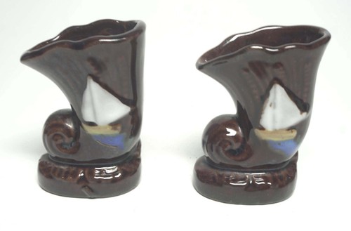 Two vintage redware - two,