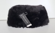 Ladies Select Black Faux Fur Cossack Style Hat New  With Tags