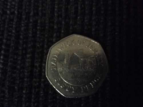 Used 50p coin bailiwick of - coin,