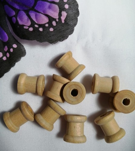 Mini wooden spools reels - mini,