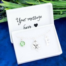 Shamrock Leaf Bracelet, Personalised Gift, Lucky Charm Jewellery, Irish Gifts	