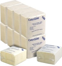500 Cream Paper Napkins 30cm
