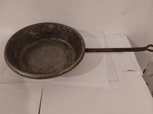 Vintage copper skillet - vintage, frying