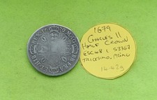 1679 UK Silver HALF CROWN Coin