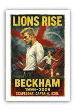 A4 Beckham Retro Art Print –