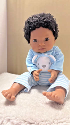 Tiny treasures black baby doll - tiny,
