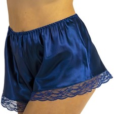 Navy Blue Sexy Silky Shiny