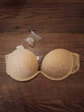 BNWT Nude Beige Strapless See