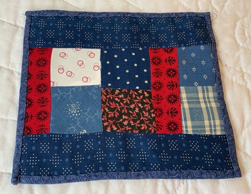 Antique patchwork quilt table - patchwork,