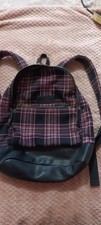 Jack Wills Backpack Rucksack Blue And Purple Out And Inside Zip Pockets